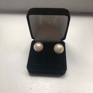 Mabe pearl earrings